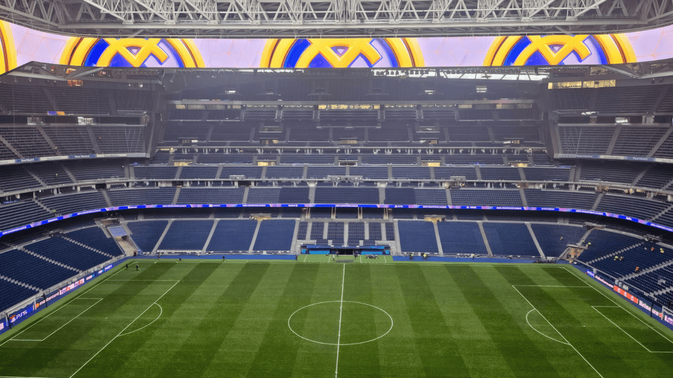 Estadio Santiago Bernabéu, en Madrid