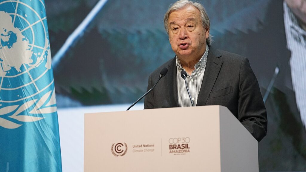 António Guterres, secretario general de las Naciones Unidas