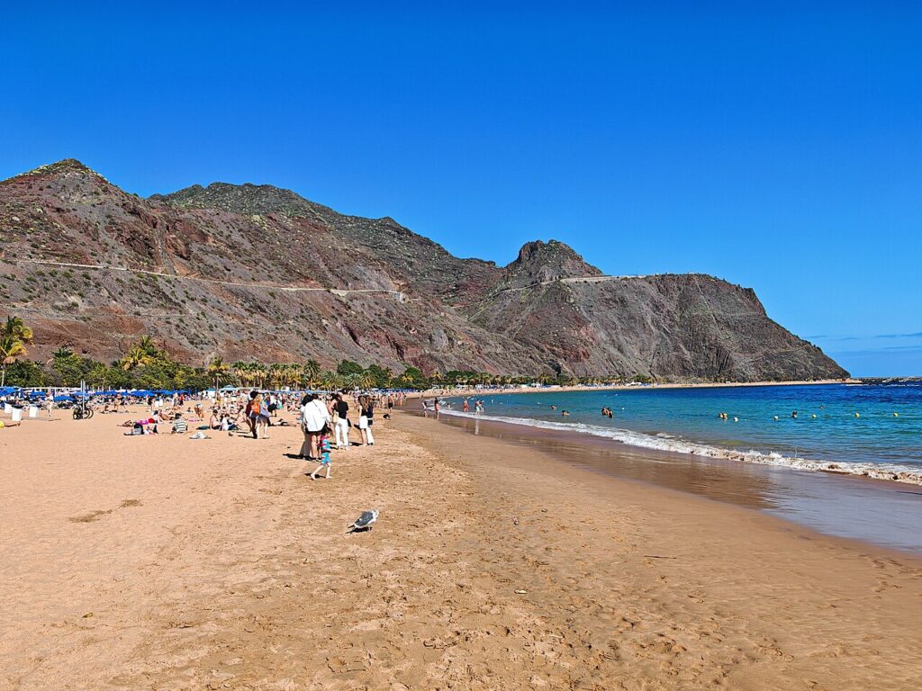 Playa de Las Teresitas, en San Andrés, Santa Cruz de Tenerife