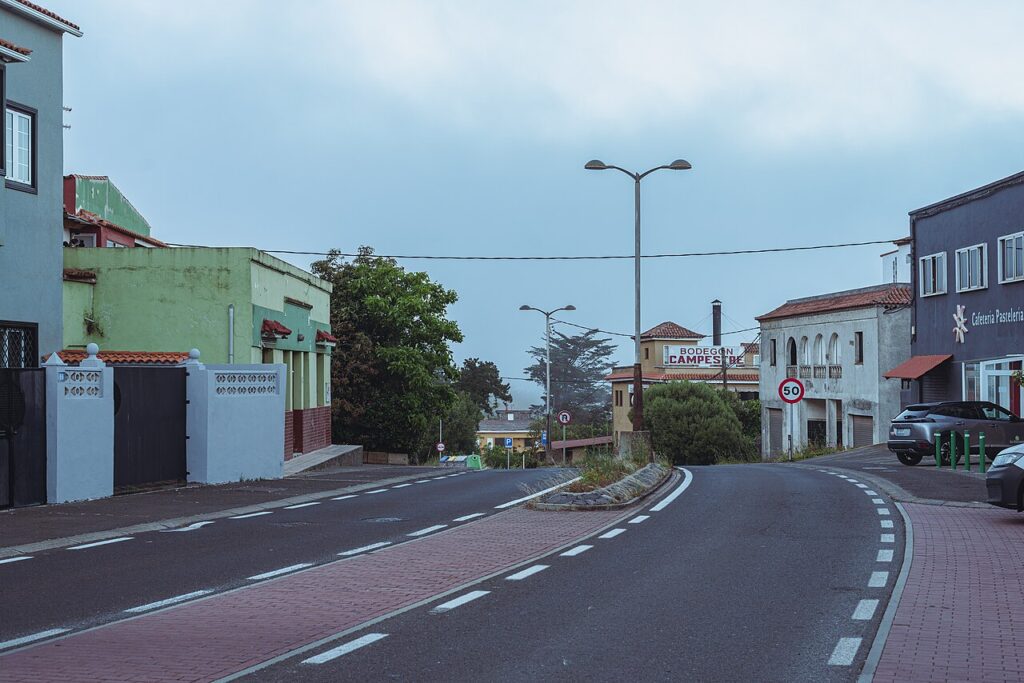 Carretera de La Esperanza, en el municipio de El Rosario