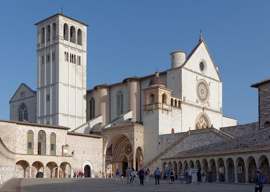 Basílica de San Francisco de Asís, en Asís (Italia)