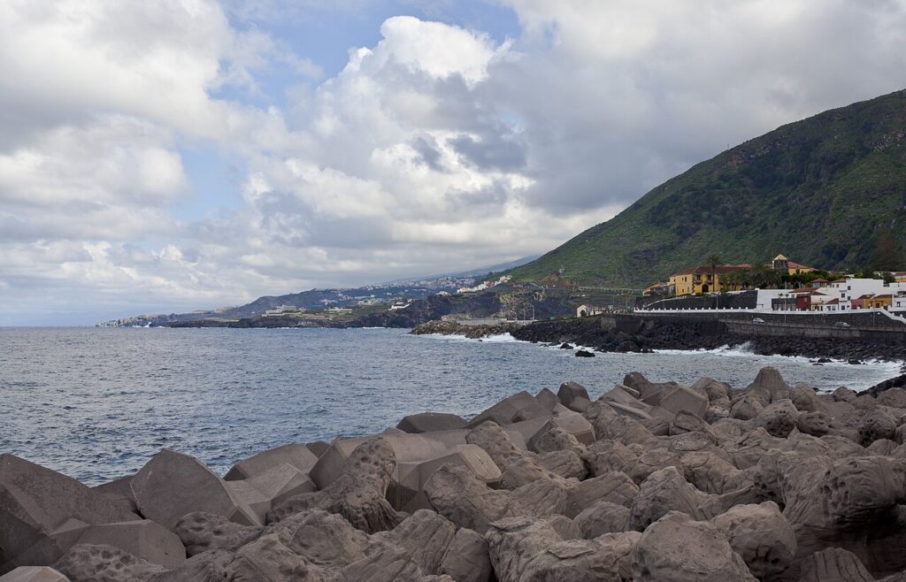 Vista de Garachico, en el norte de Tenerife