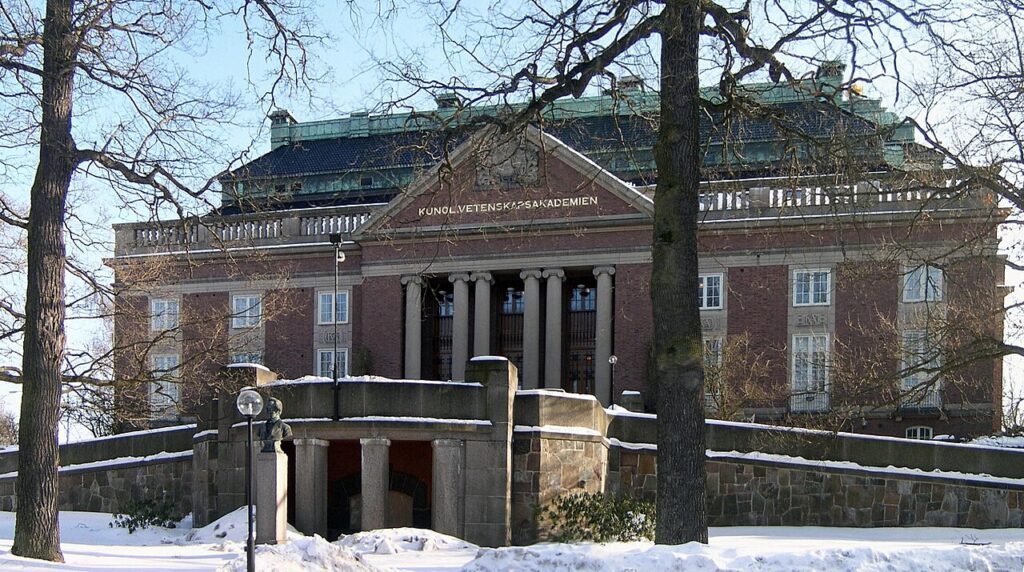 Sede de la Real Academia Sueca de Ciencias, en Estocolmo