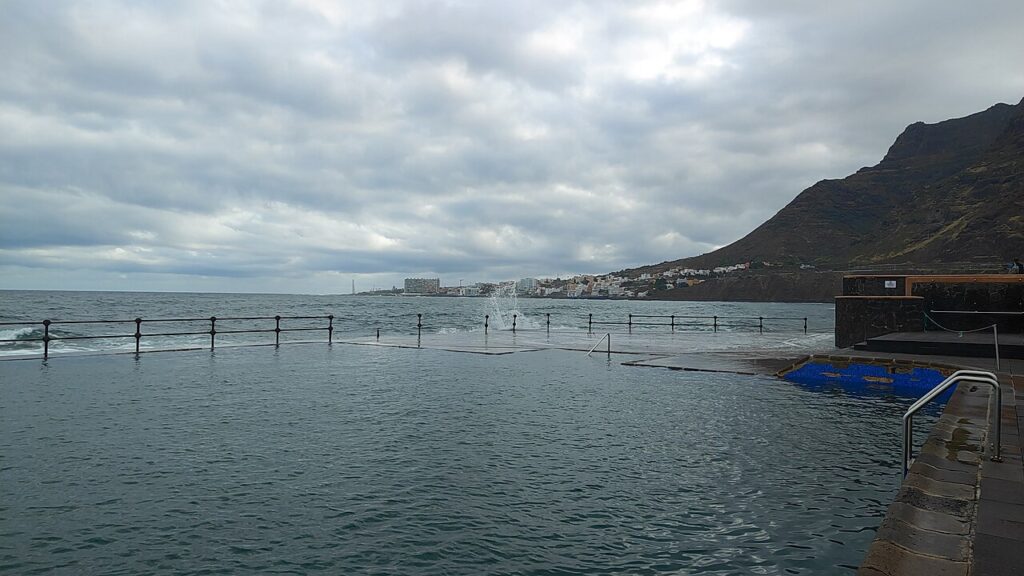 Piscinas naturales de Bajamar, en La Laguna (Tenerife), un ejemplo de los espacios de baño que regula el borrador (imagen de archivo)