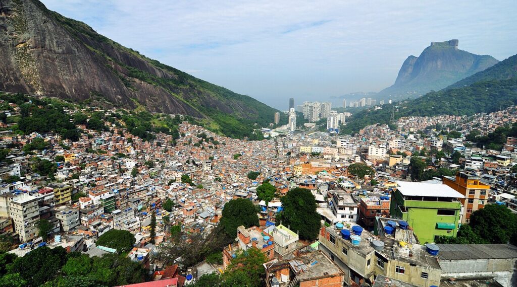 Vista de la favela de Rocinha, en Río de Janeiro (Brasil), en 2010 (imagen genérica de archivo)