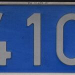 Placa de un taxi de Tenerife (imagen de archivo)