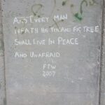 Muro de separación israelí en Abu Dis, en Cisjordania (imagen de archivo)