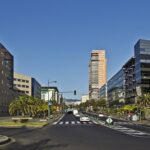 Avenida Tres de Mayo, en Santa Cruz de Tenerife, junto a la entrada de la autopista TF-5, en 2012 (imagen de archivo)