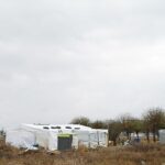 Vivienda precaria de una familia refugiada en invierno en el valle de la Becá, Líbano, en 2016 (imagen de archivo)